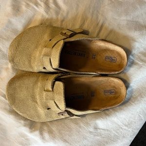 Birkenstock Boston Suede Taupe